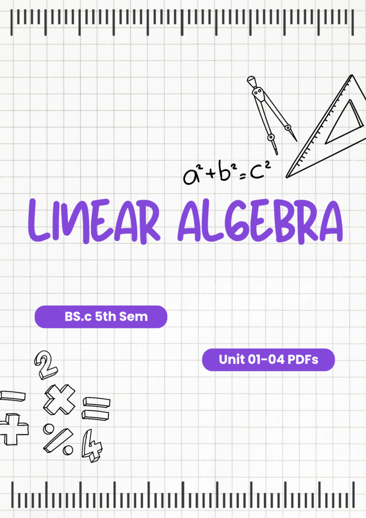 5th Sem Maths — Linear Algebra PDFs OU KU MGU